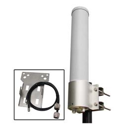 5GHz 10dBi双极化MIMO全向天线，带Ubiquiti® RocketM5安装套件的图片