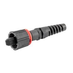 IP68系列MPO连接器12光纤，MMF低损耗，母头，4.8mm压接选项的图片