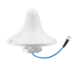 617~960MHz/1710~2700MHz/3400~4200MHz/4900~6000MHz低PIM级垂直极化吸顶全向天线，隐蔽式安装，N型母头连接器的图片
