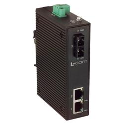 Industrial Ethernet Media Converter 2 10/100TX -1 SC Single mode 20km的图片