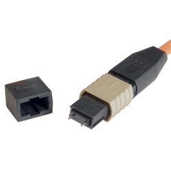 6芯光纤带，MPO公头/6条SC扇出，OM3 10G 50/125多模，OFNR护套，天蓝，5米的图片