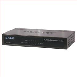 Planet 5端口10/100/1000千兆级以太网交换机的图片