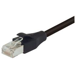 Cat6a Double Shielded Zero Halogen Industrial High Flex Cable ZHFR-PUR, RJ45/RJ45, 50.0ft的图片