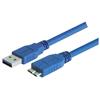 USB 3.0 A - Micro B型线缆，1.0m的图片