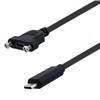 USB Type C Male to USB Type C female panel mount length 3M的图片